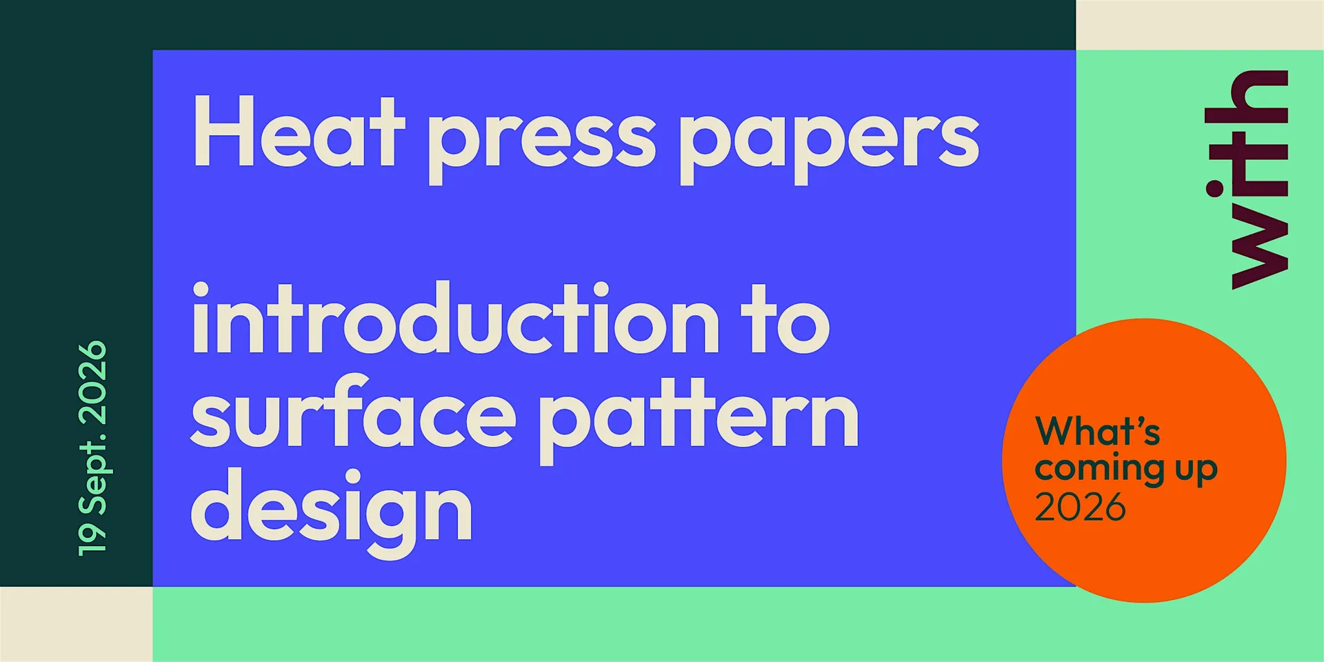 Heat press papers - Introduction to surface pattern design
