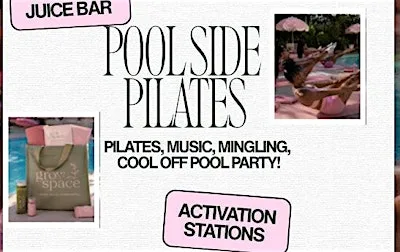 Poolside Pilates In Pink!