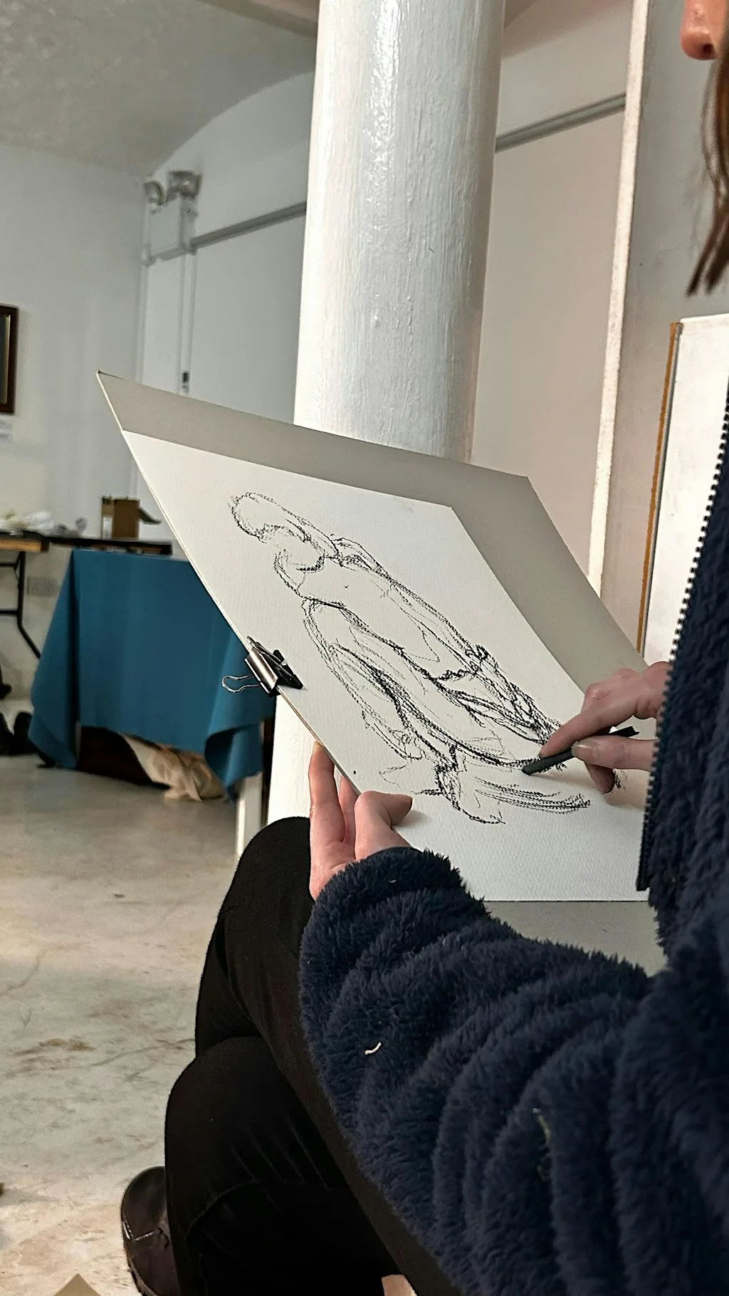 Life drawing with 1838 Collective at Islington Mill