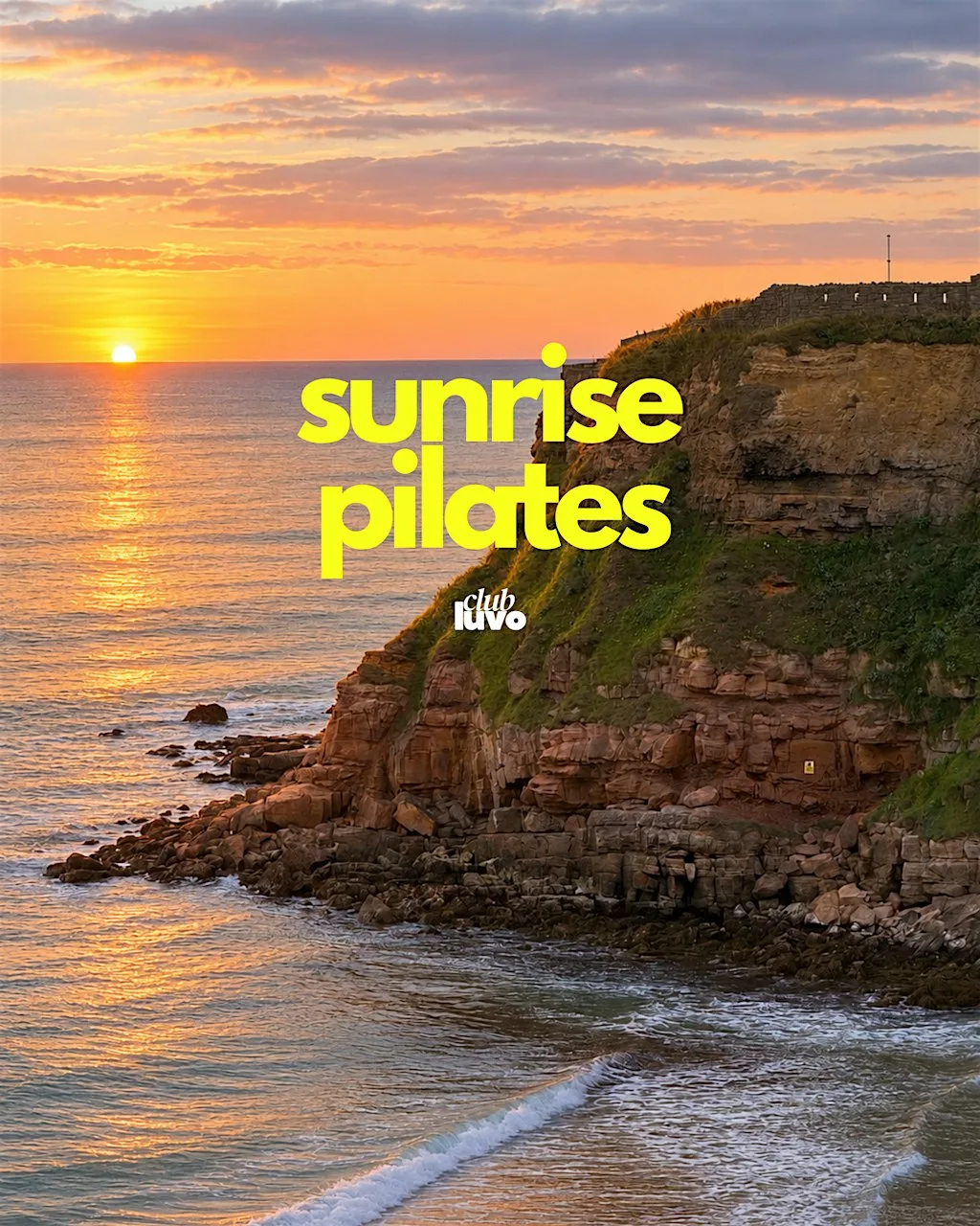 sunrise pilates at King Edward's Bay