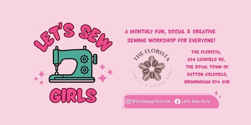 Let’s Sew Girls Sewing Workshop at The Florista