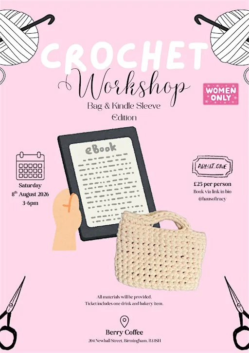 Crochet Workshop (Bag & Kindle Sleeve) at BERRY Coffee l Specialty Coffee