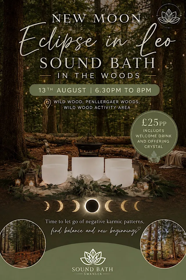 New Moon Eclipse in Leo Sound Bath