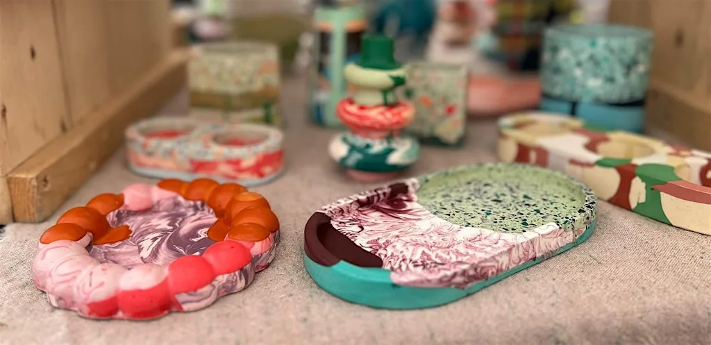 The Jesmonite Make Your Own Gifts Workshop in Ossett, Wakefield at A Touch of Craft Yorkshire