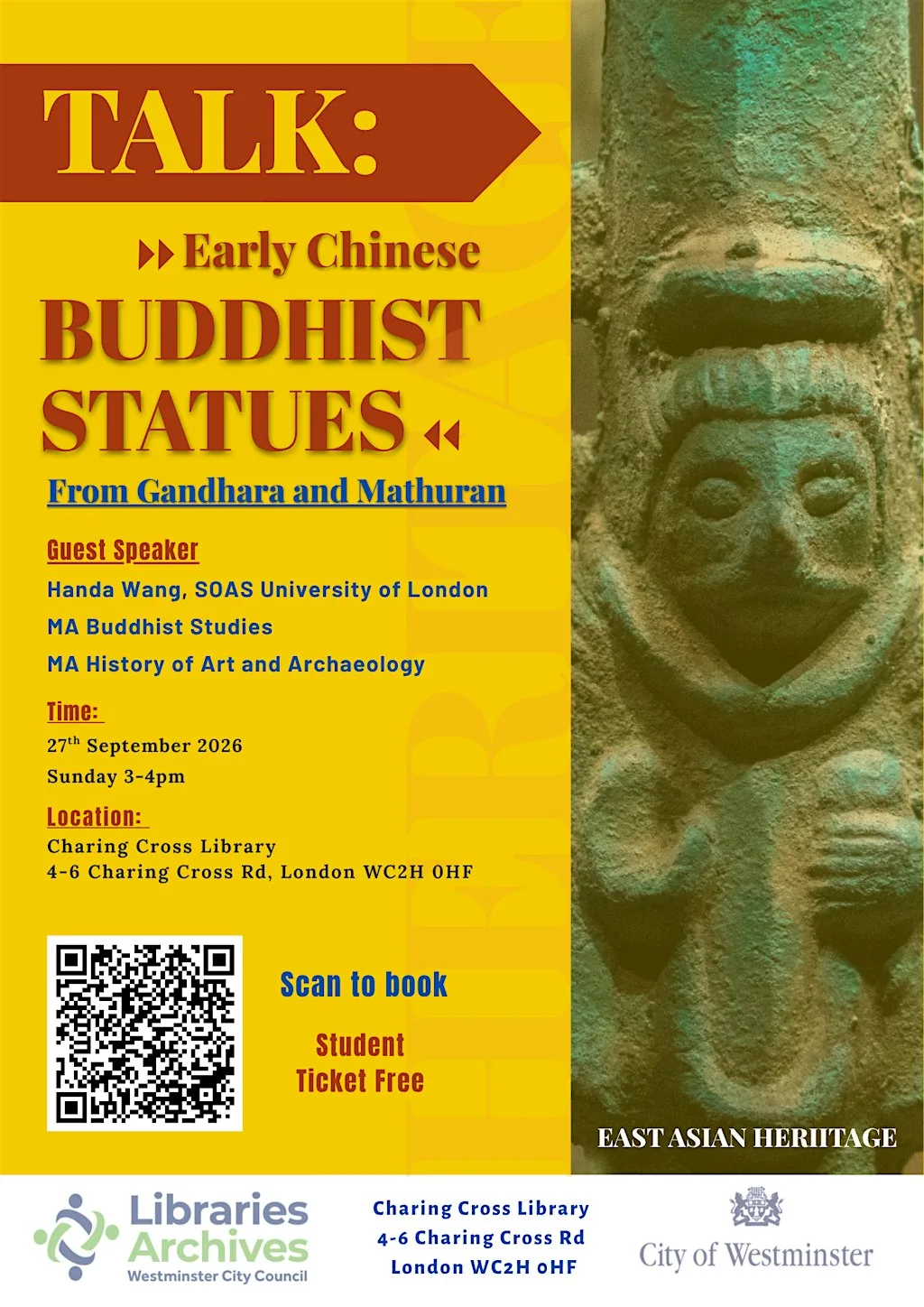 Talk: Early Chinese Buddhist Statues