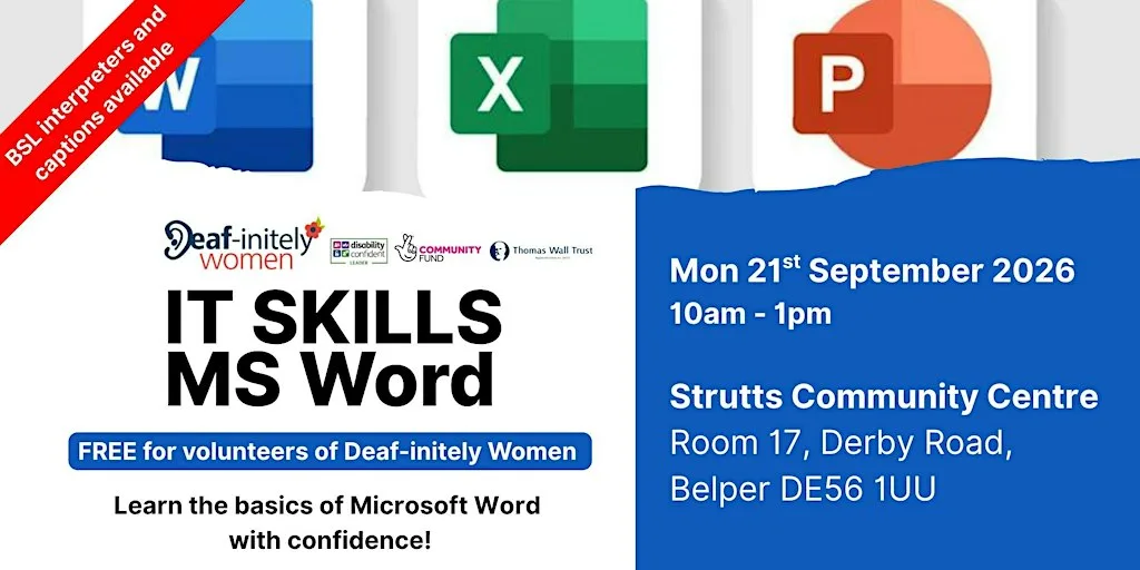 IT Skills - Microsoft Word at Strutts Community Centre