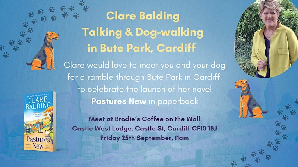Walk and Talk with Clare Balding in Bute Park, Cardiff at Bute Park