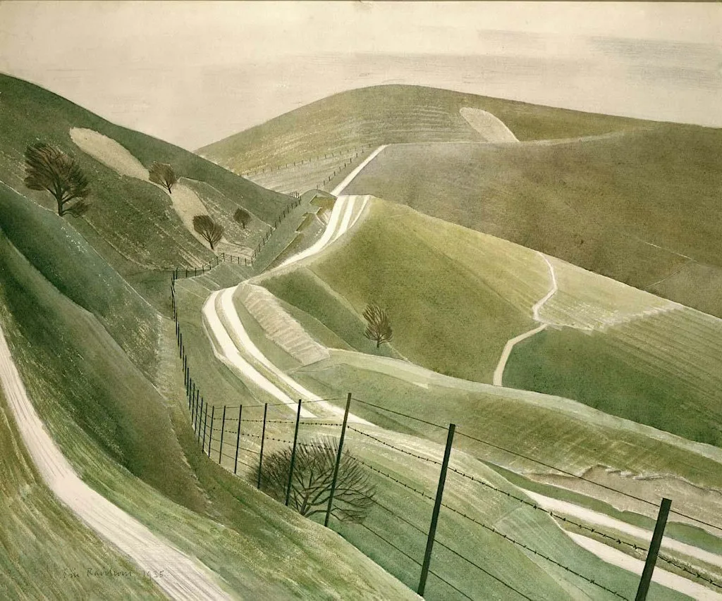 Christmas Art Talk: Eric Ravilious and the Artists of the Chalk Downs at Widcombe Social Club