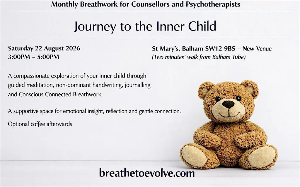 Breathwork & Reflective Practice for Counsellors & Psychotherapists at Saint Mary And Saint John The Divine