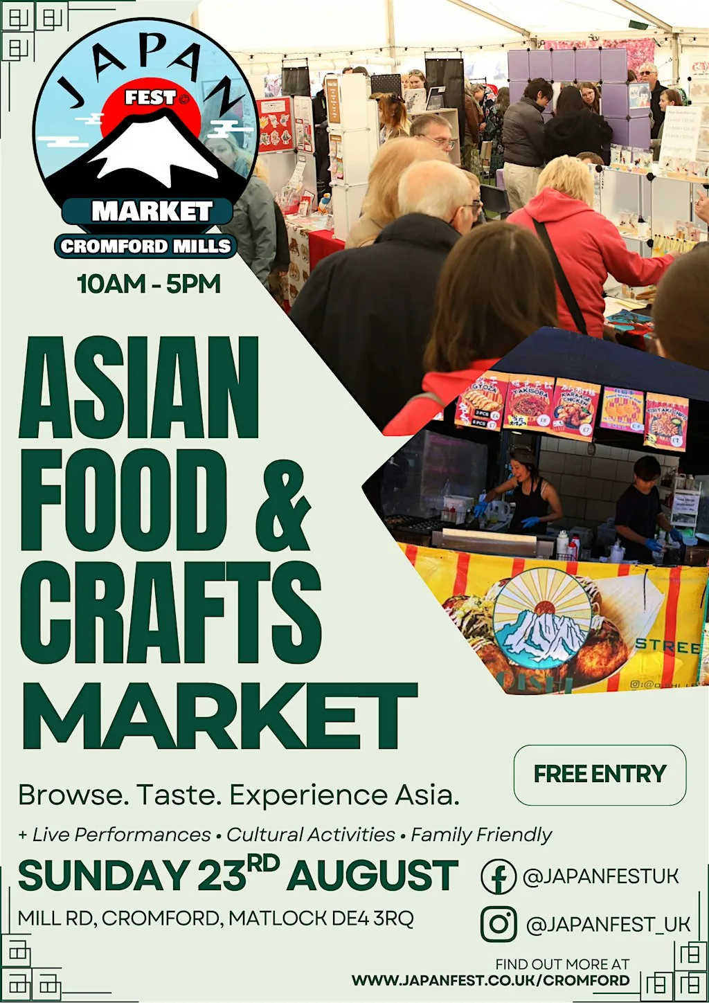 Japan Fest Cromford MARKET at Cromford Mills