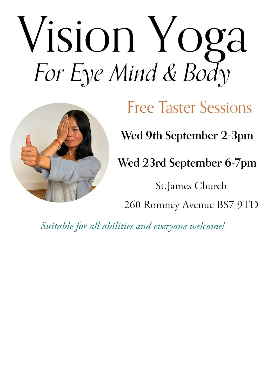 Vision Yoga- Taster Sessions