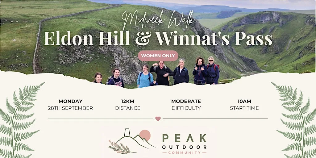 Eldon Hill & Winnat's Pass | 12km | Women Only