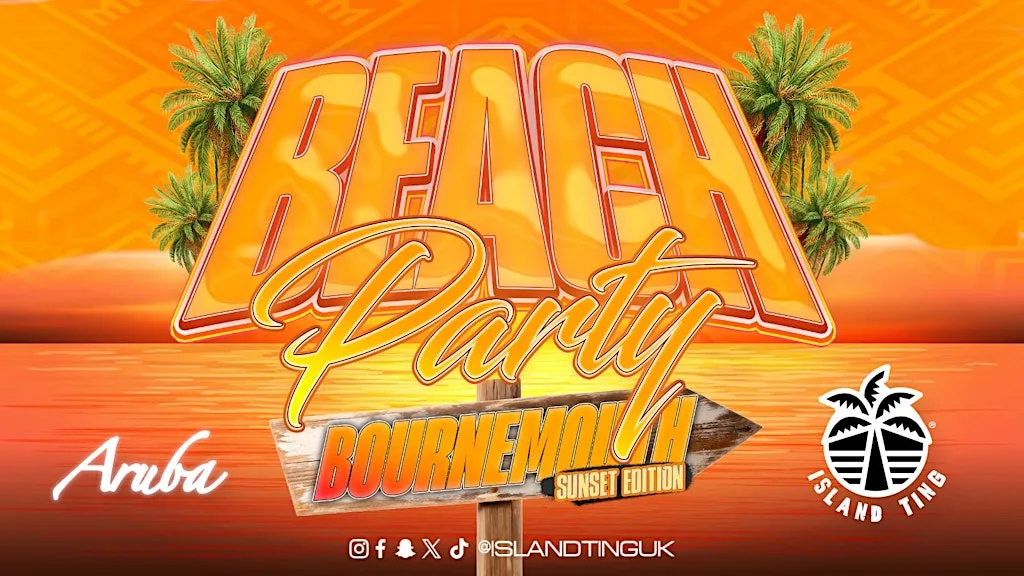 Island Ting Beach Party ☀️ Bournemouth (Day Party) Sunset Edition at Aruba