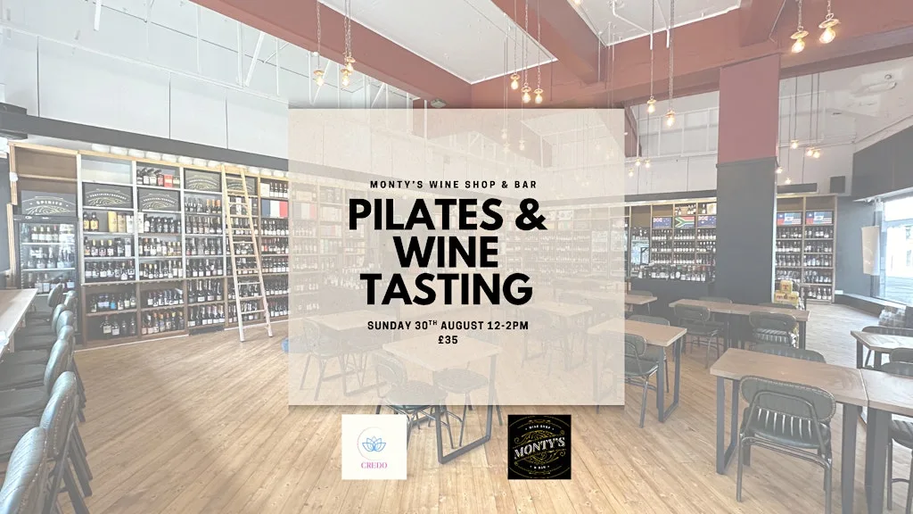 Pilates and Wine Tasting at Monty's Wine Shop & Bar