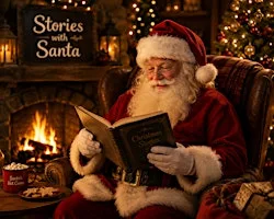 Stories with Santa at Dunkeld House Hotel