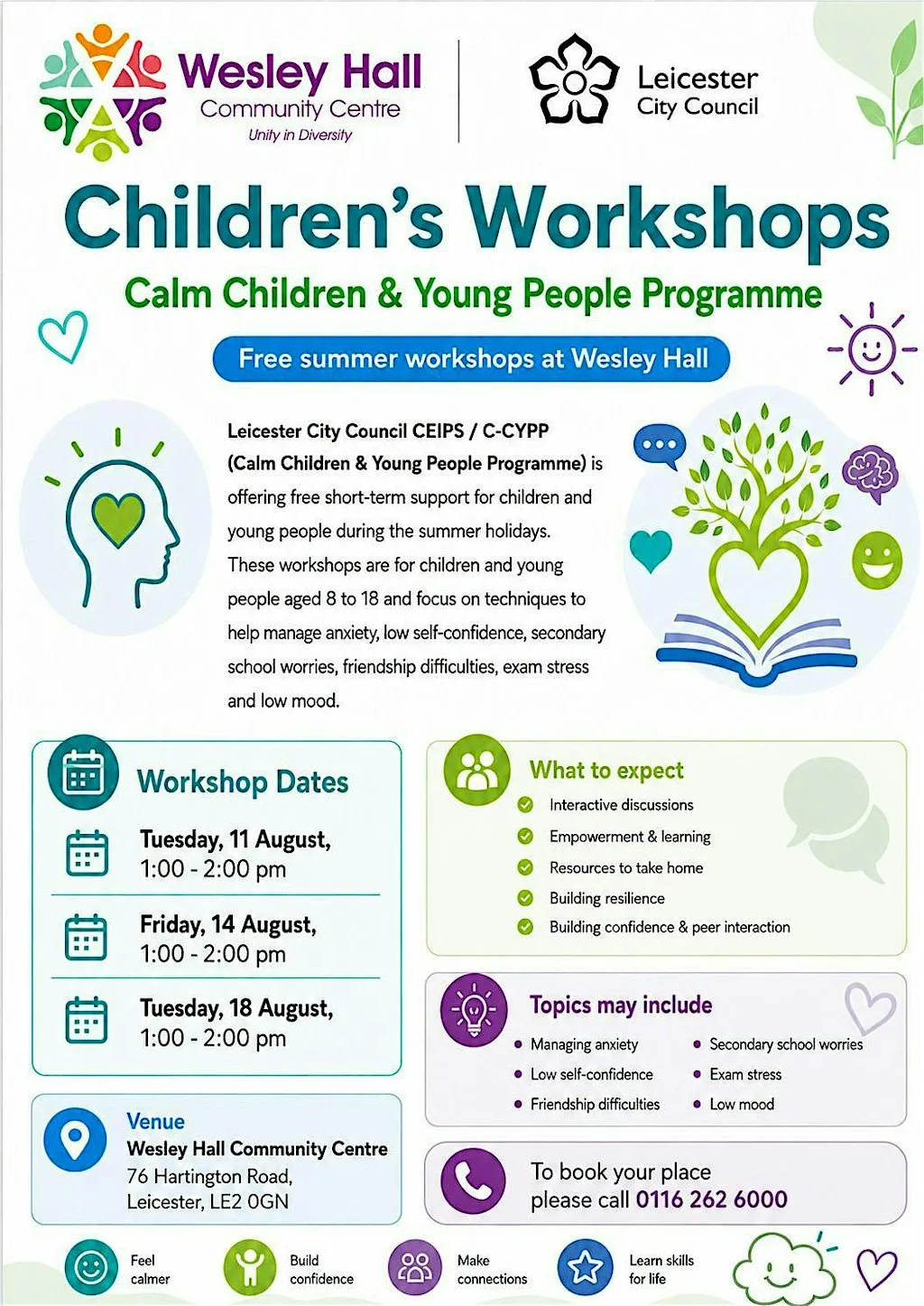 Children's Workshop at Wesley Hall Community Centre