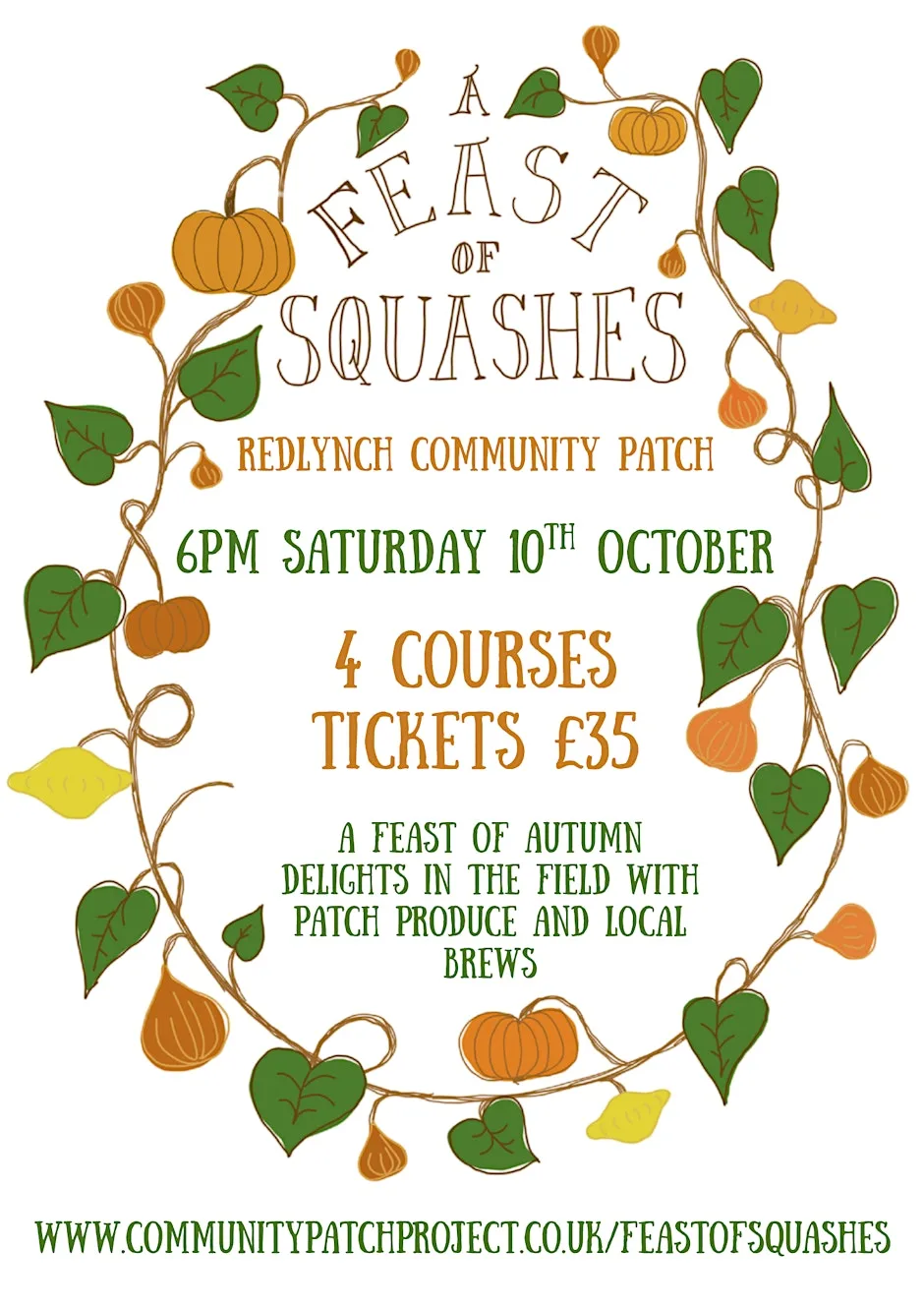 A Feast of Squashes at Redlynch Community Patch