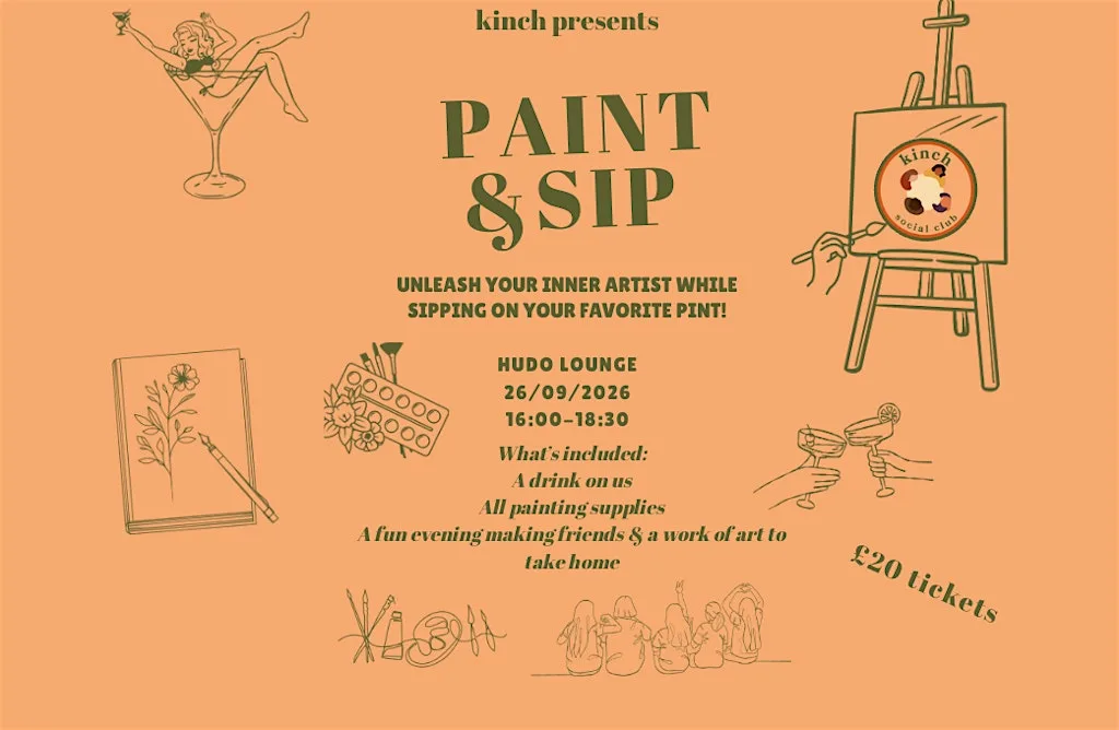 Paint & Sip! at Hudo Lounge