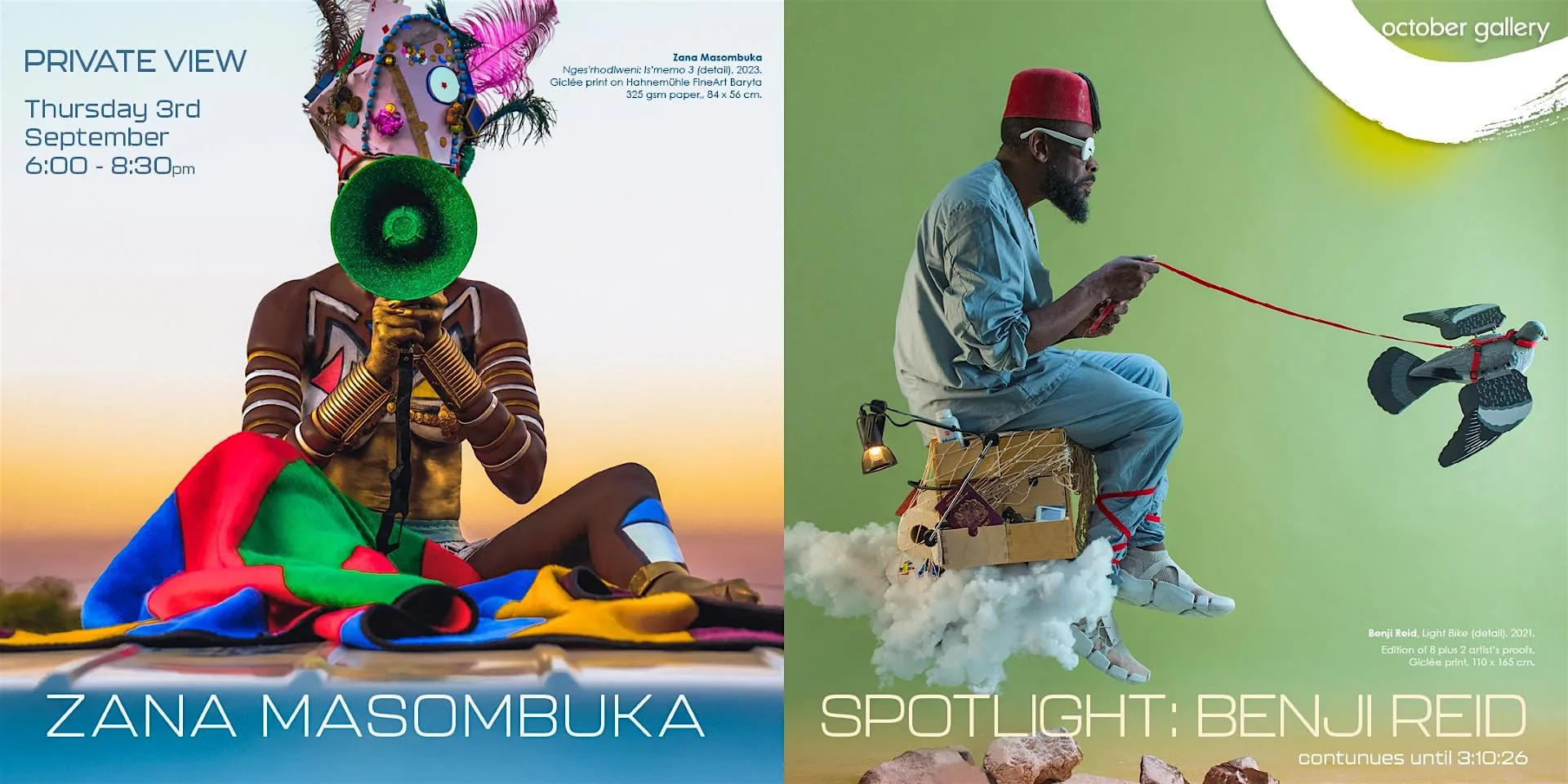 Private View: Zana Masombuka | Spotlight Benji Reid