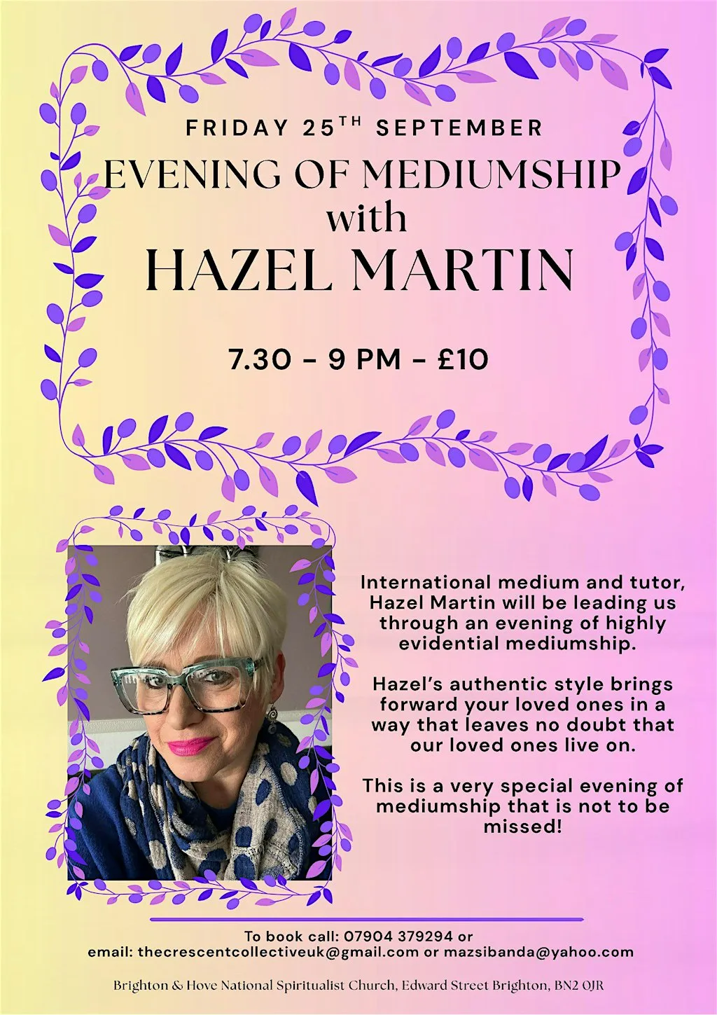 Mediumship Demonstration - Hazel Martin