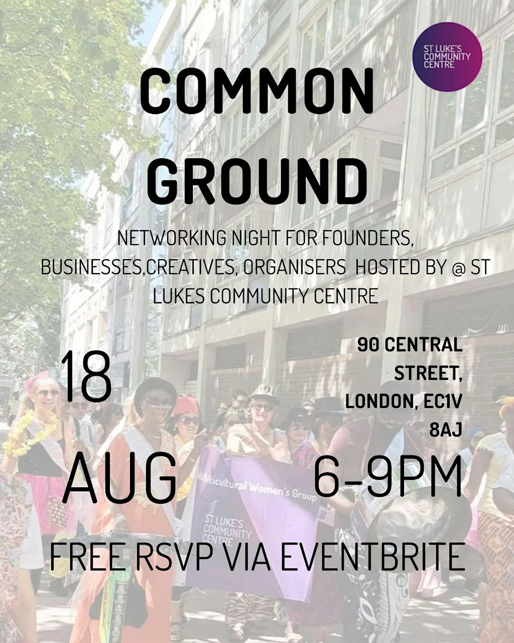 St Lukes Community Centre- Common Ground evening