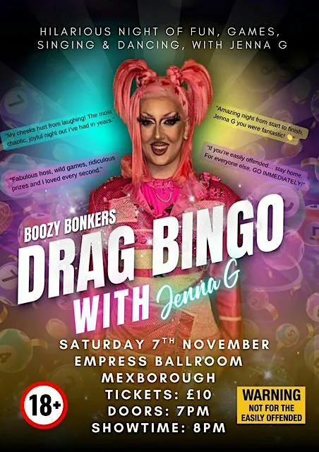 Jenna G Boozy Bingo