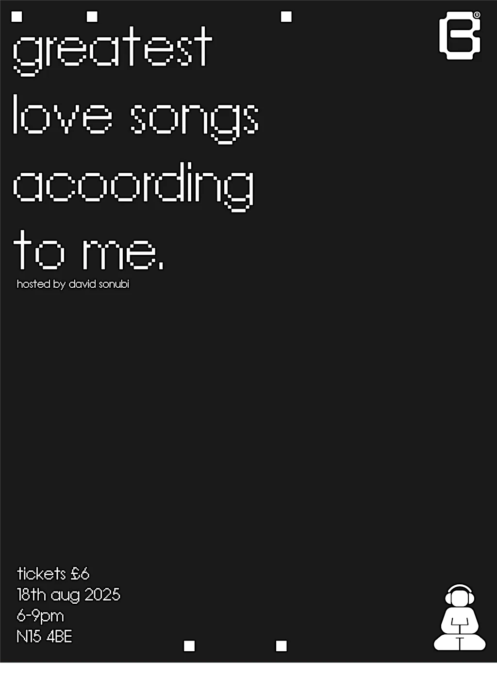 greatest love songs according to: David Sonubi