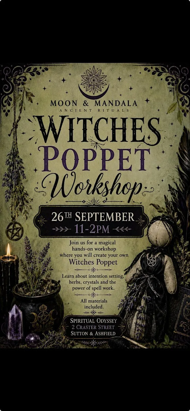 Witches poppet workshop at 2 Craster St