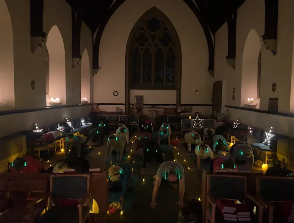 Candle lit yoga at the Church of the Holy Rude at Church of the Holy Rude