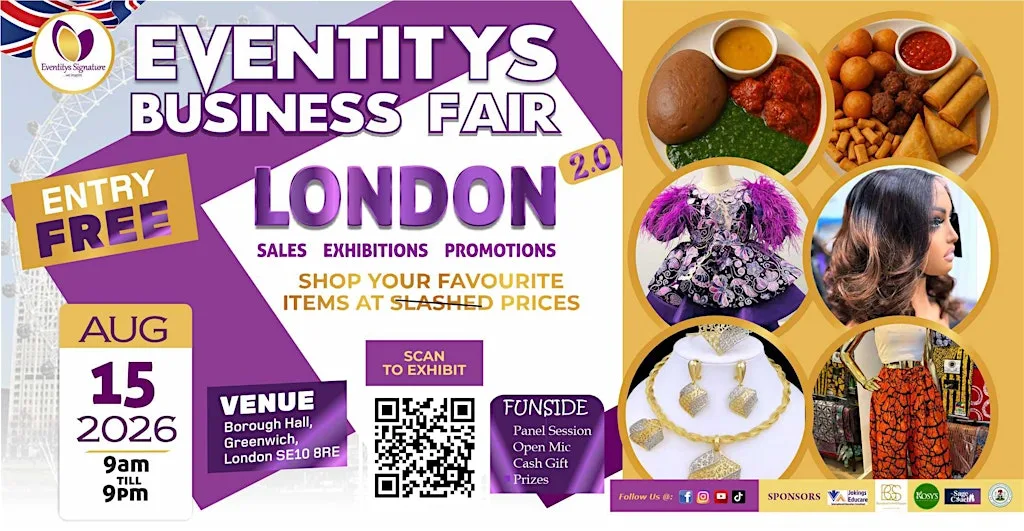 Eventitys Business Fair London || Shop, network, grow, family fun at Greenwich Borough Hall