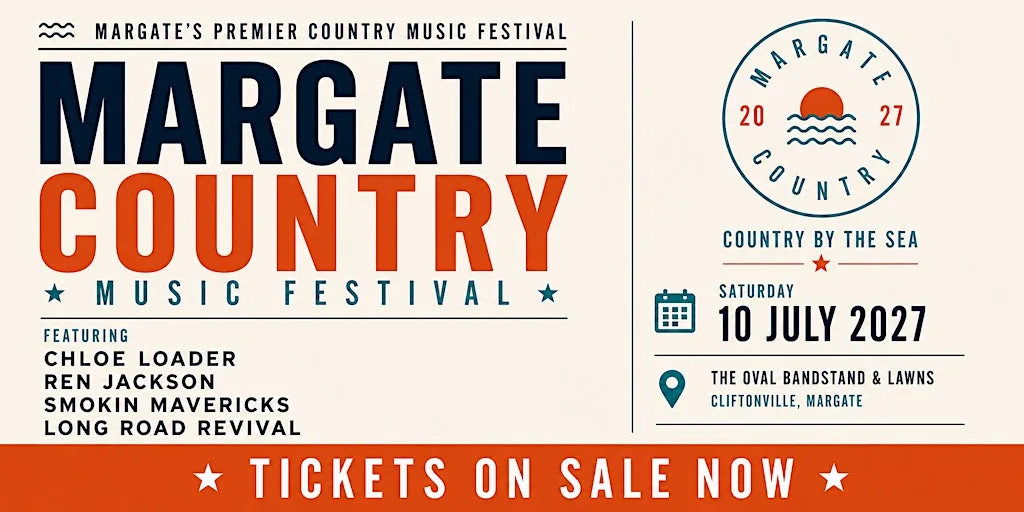 Margate Country Music Festival 2027 at The Oval Bandstand & Lawns