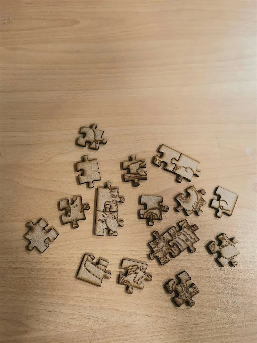 Laser cut customised Jigsaw puzzles! at Fab Lab Blackburn