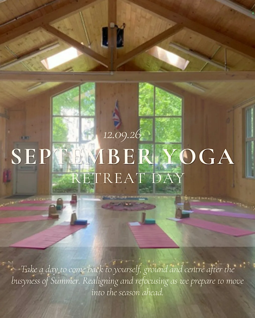 Yoga Retreat Day at Charlton Lodge