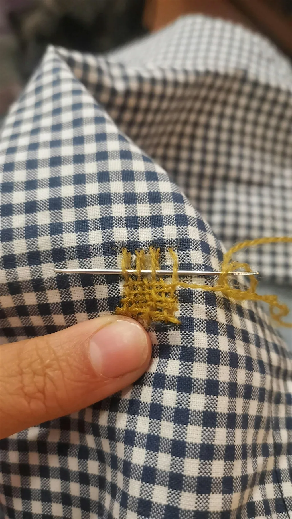 Mend your clothes with Darning at 9 Town Hall St