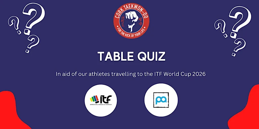 Cork Taekwon-Do World Cup Fundraiser Quiz at Carrigaline GAA