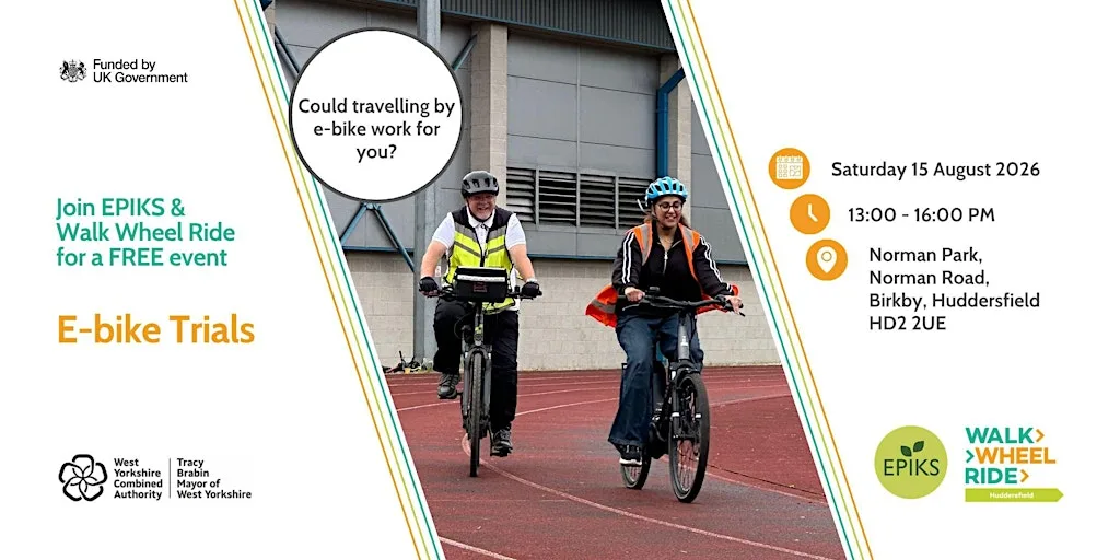 E-bike Test Ride in Huddersfield at Norman Park