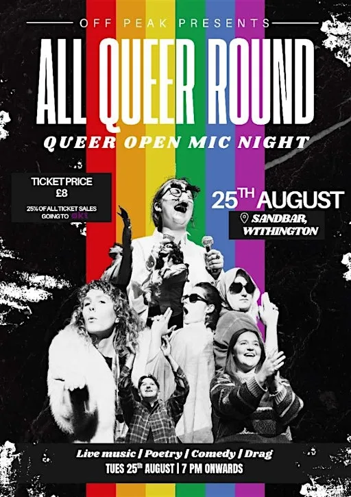 Queer Open Mic Night at Sandbar Withington