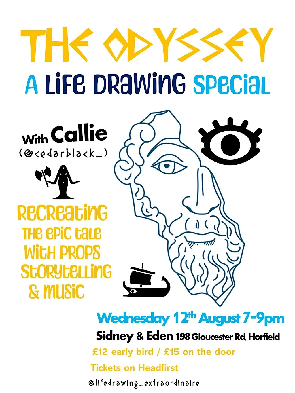 Life Drawing The Odyssea at Sidney & Eden