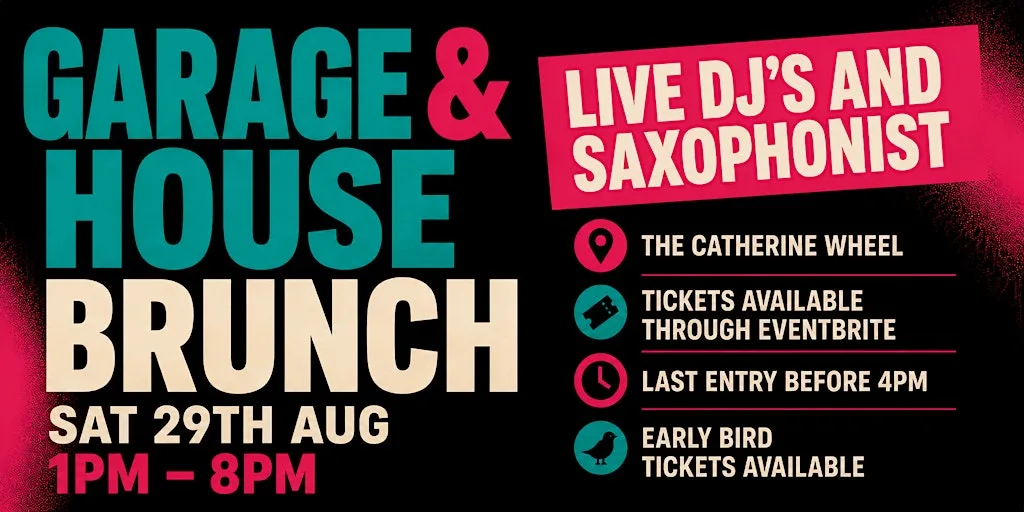 Garage and House Brunch at The Catherine Wheel
