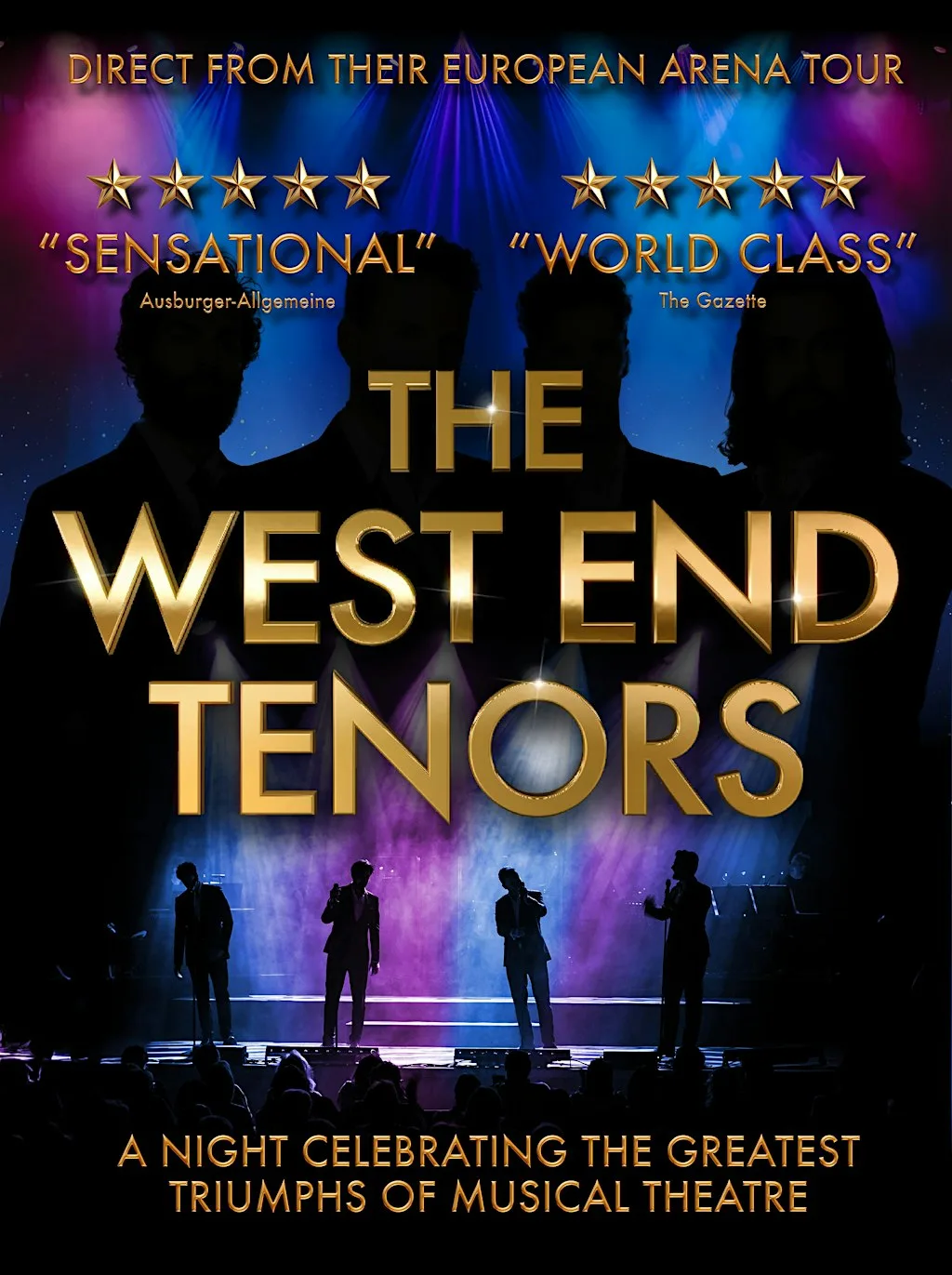The West End Tenors at The Quad Theatre Plymouth Marjon University