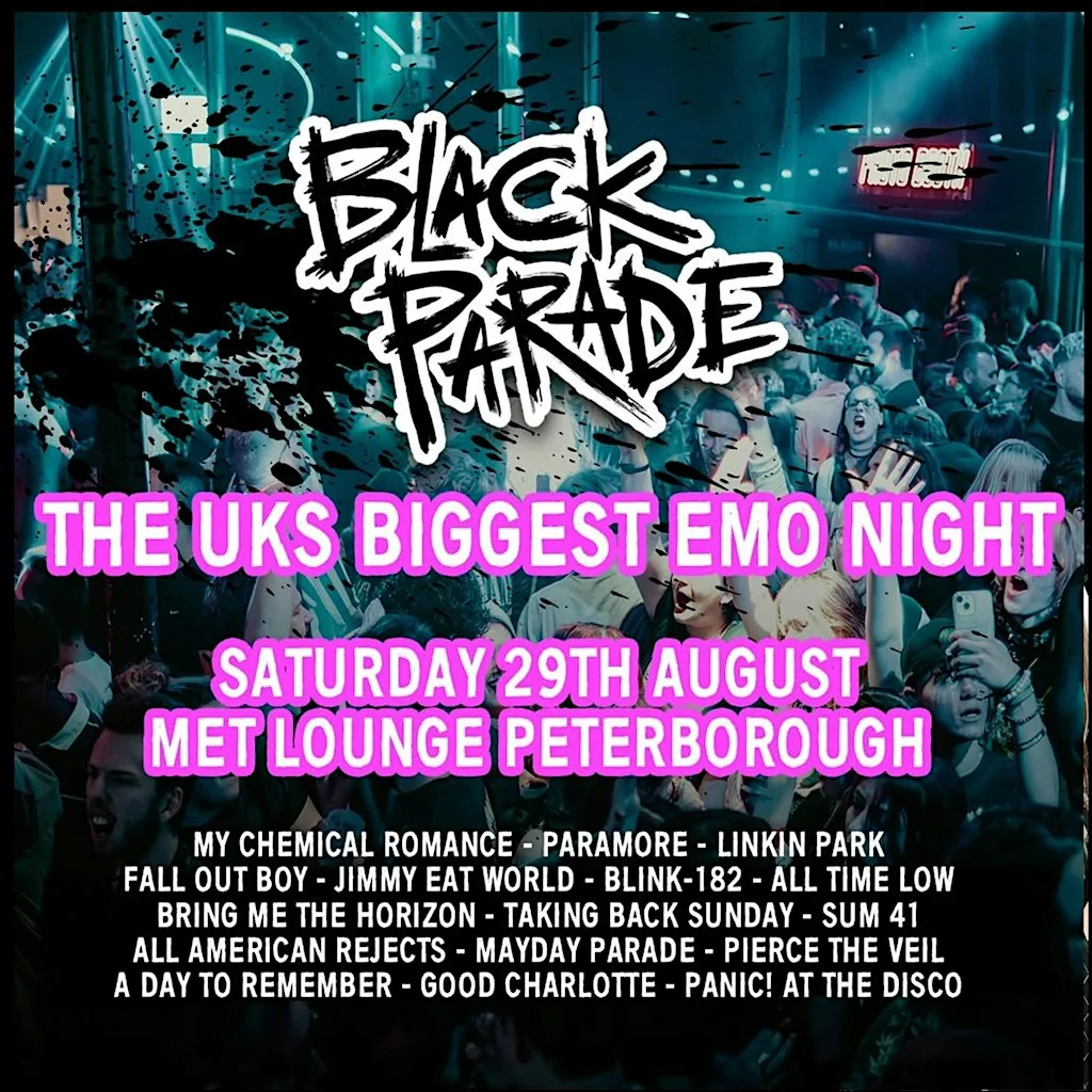 The Black Parade August Bank Holiday Emo Party! at The Met Lounge
