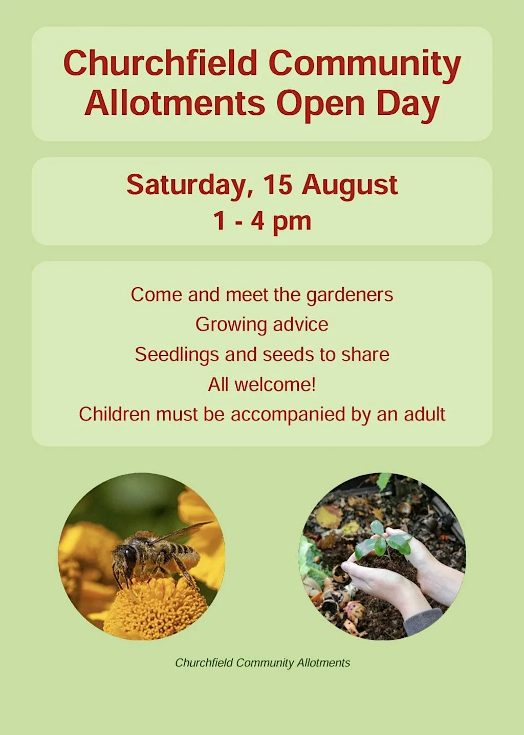 Churchfield Community Allotments Open Day