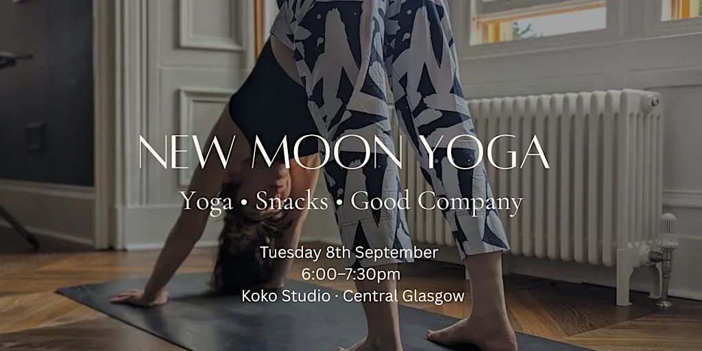 New Moon Yoga Theme: Beginning Again at 5th floor suite 384, 93 Hope St