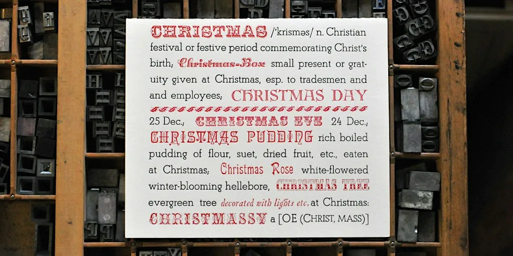 Introduction to Letterpress – Christmas class at New North Press