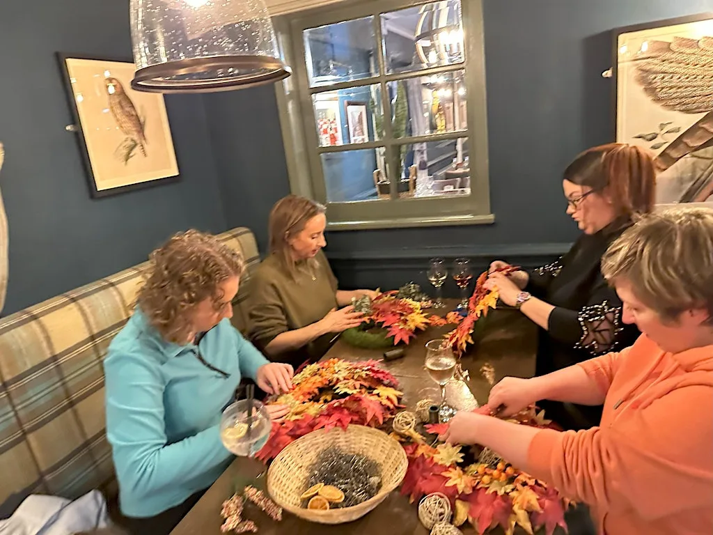 Autumn Wreath Making at London Bridge Inn