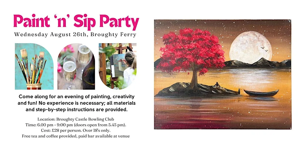 Paint & Sip Evening – Broughty Ferry