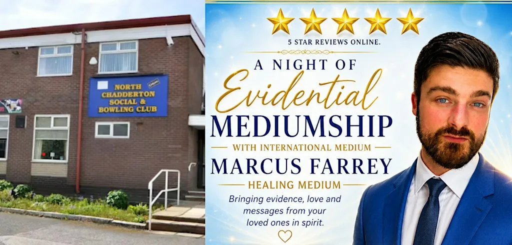 An evening with Medium Marcus Farrey Healing Medium