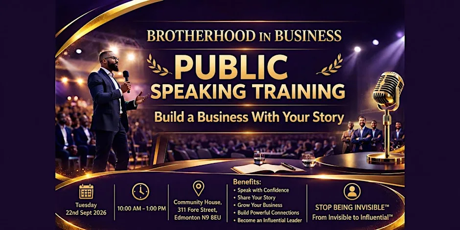 Brotherhood In Business Public Speaking Training at Community House