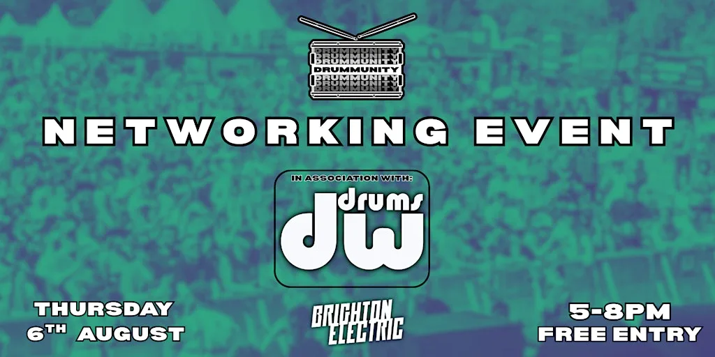 The Drummunity - Networking Event (DW Showcase) at Brighton Electric Studios