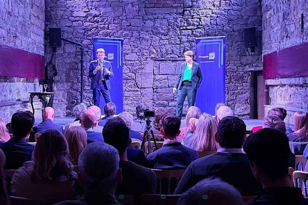 Prosper UK Leeds Town Hall with Ruth Davidson and Andy Street